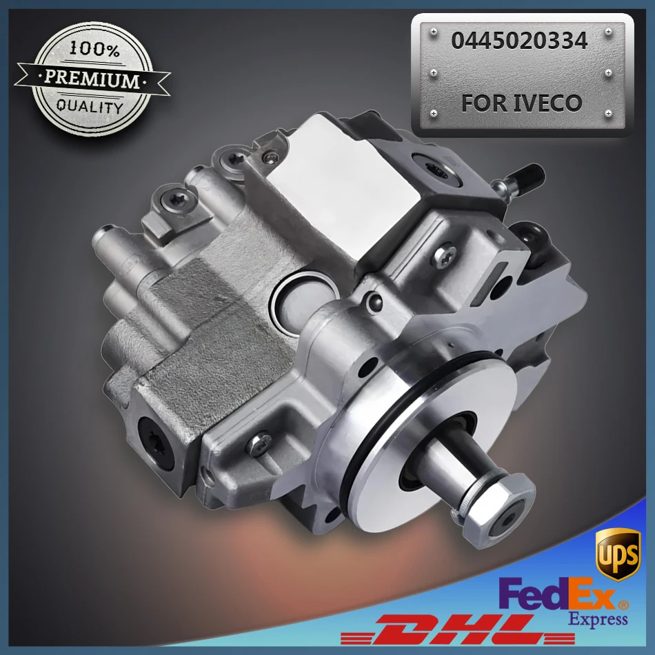 

Diesel Fuel Pump 0445020334 High Pressure Common Rail Injection Pump Assembly Pump 0 445 020 334 for Iveco EuroCargo 4.5/5.9/6.7