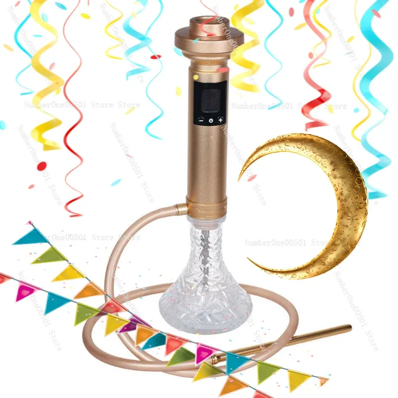 

2nd 3rd Gen Arabic Hookah Rechargeable Fast Heating Portable Electronic Shisha Adjustable Temperature