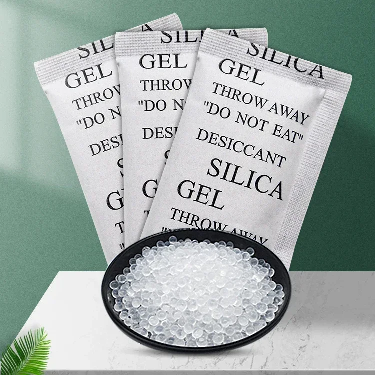 200 Packs Non-Toxic Silica Gel Desiccant Damp Moisture Dehumidifier For Kitchen Room Living Absorber Bag Clothes Food Storage