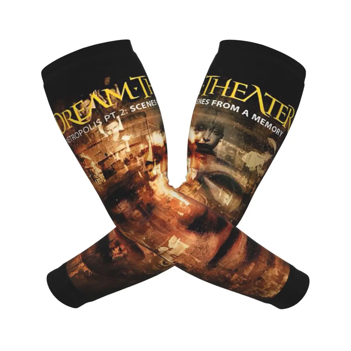 

Dream Theater Рукава Мужчины Женщины Защита от солнца и ультрафиолета Татуировки Прикрытие Спорт Охлаждение Велоспорт