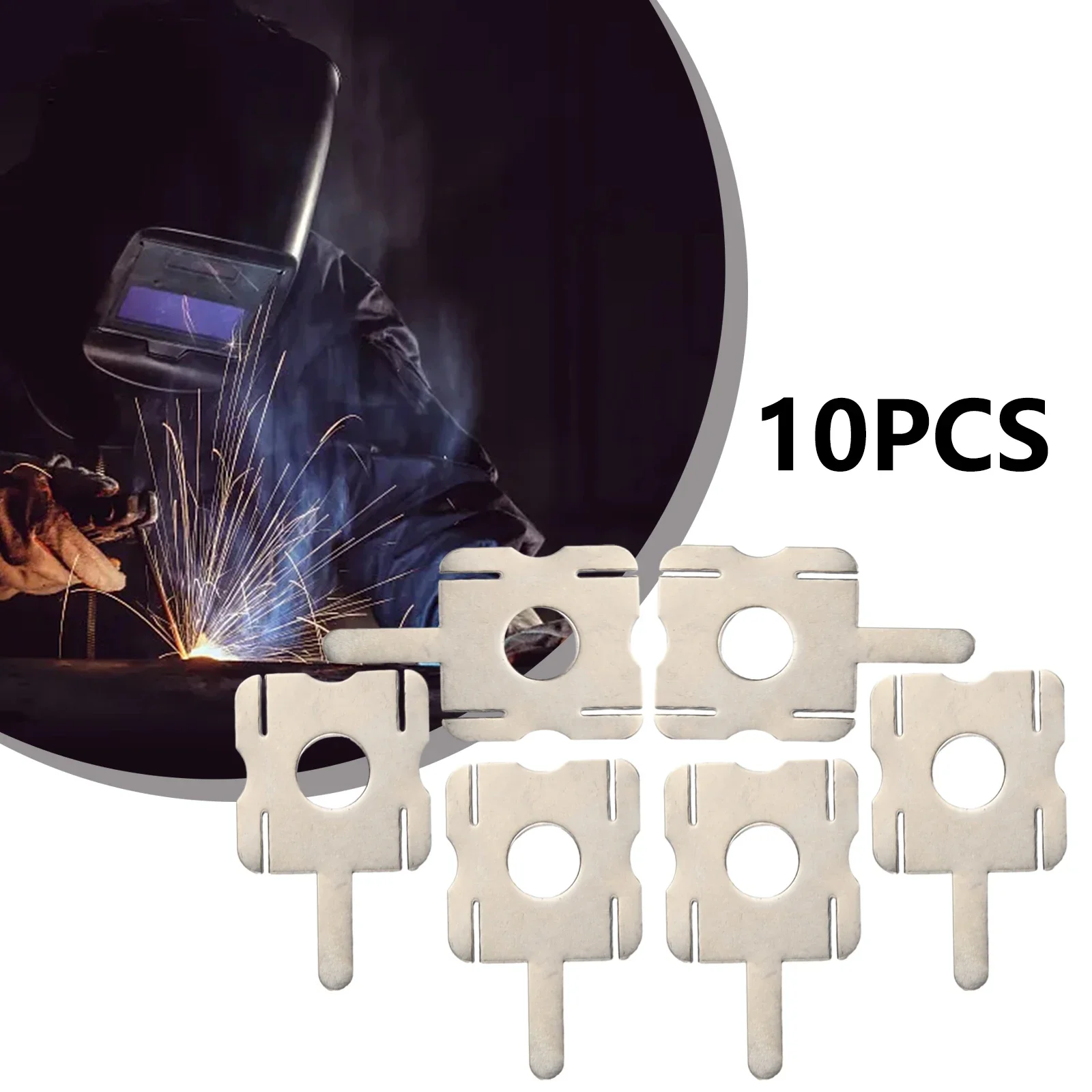 10pcs แผ่นนิกเกิลเชื่อม T6 แบตเตอรี่ U-Shaped เชื่อมเชื่อมนิกเกิลเชื่อมเครื่องมือความเหนียวไม่มี Peeling