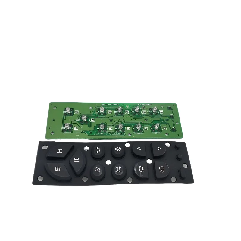 

For SK 120/200/220-3/5/6 wiper console light panel button rubber button rubber switch excavator accessories