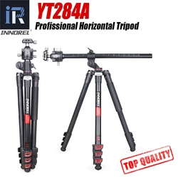 INNOREL YT284A Professional Horizontal CNC Heavy Tripod, Max Height 177cm, With Central Column, for DSLR Camera Video Camcorder
