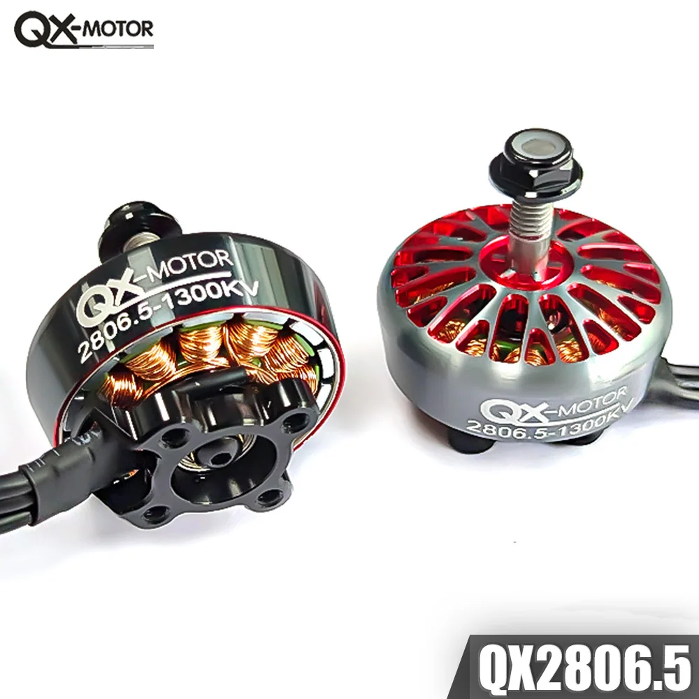 

QX-Motor QX2806.5 Brushless Motor Black White 1800kV 1300kV For Helicopter 6-7 Inch FPV Racks Toy Parts