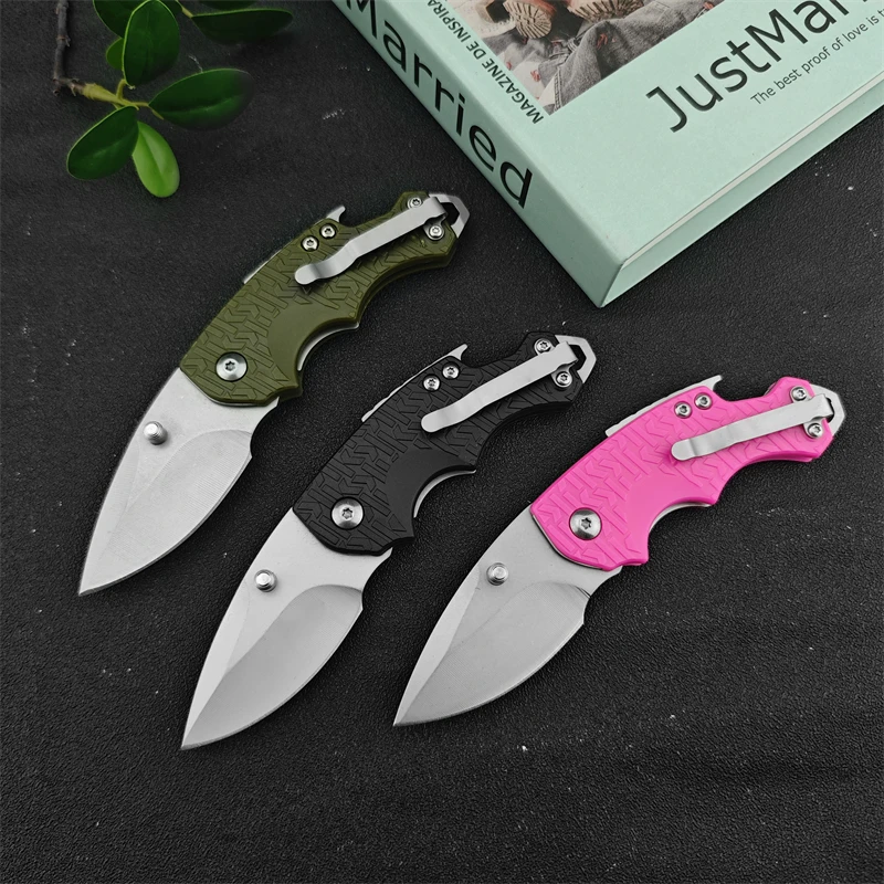 Multi functional pocket knife KS3800 convenient nylon fiberglass handle camping fishing fruit knife self-defense EDC tool knife