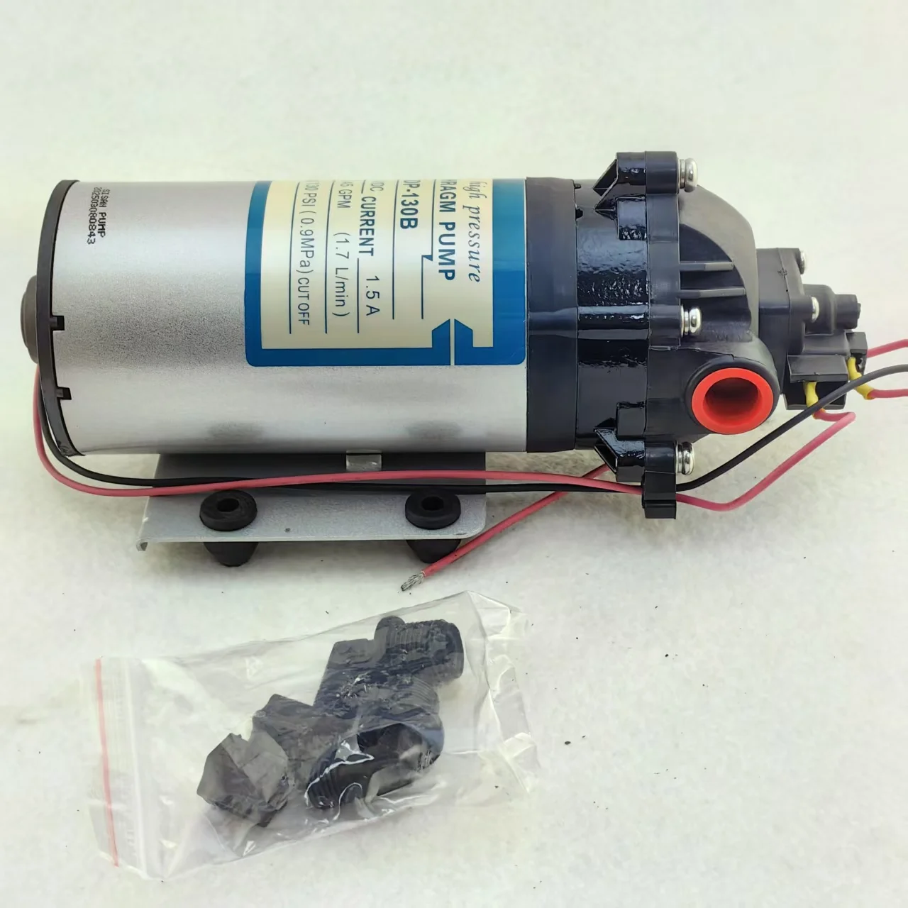DC 12v 24V 15W 1.7LPM 130psi Yüksek Basınçlı küçük su pompası basınç şalteri diyaframlı pompalar 5m kendinden emişli pompa