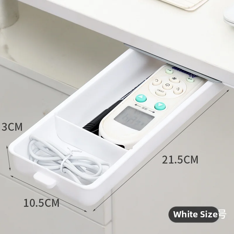 Smooth Operating Sliding Drawer Under Desk for Small Item Storage in For office Kitchen Dorm Room and Classroom Workspaces