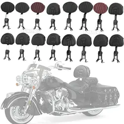Motorcycle Backrest Adjustable Sissy Bar Plug-In Front Driver Rider Seat For Indian 14-Up Chief Roadmaster Chieftain Springfield