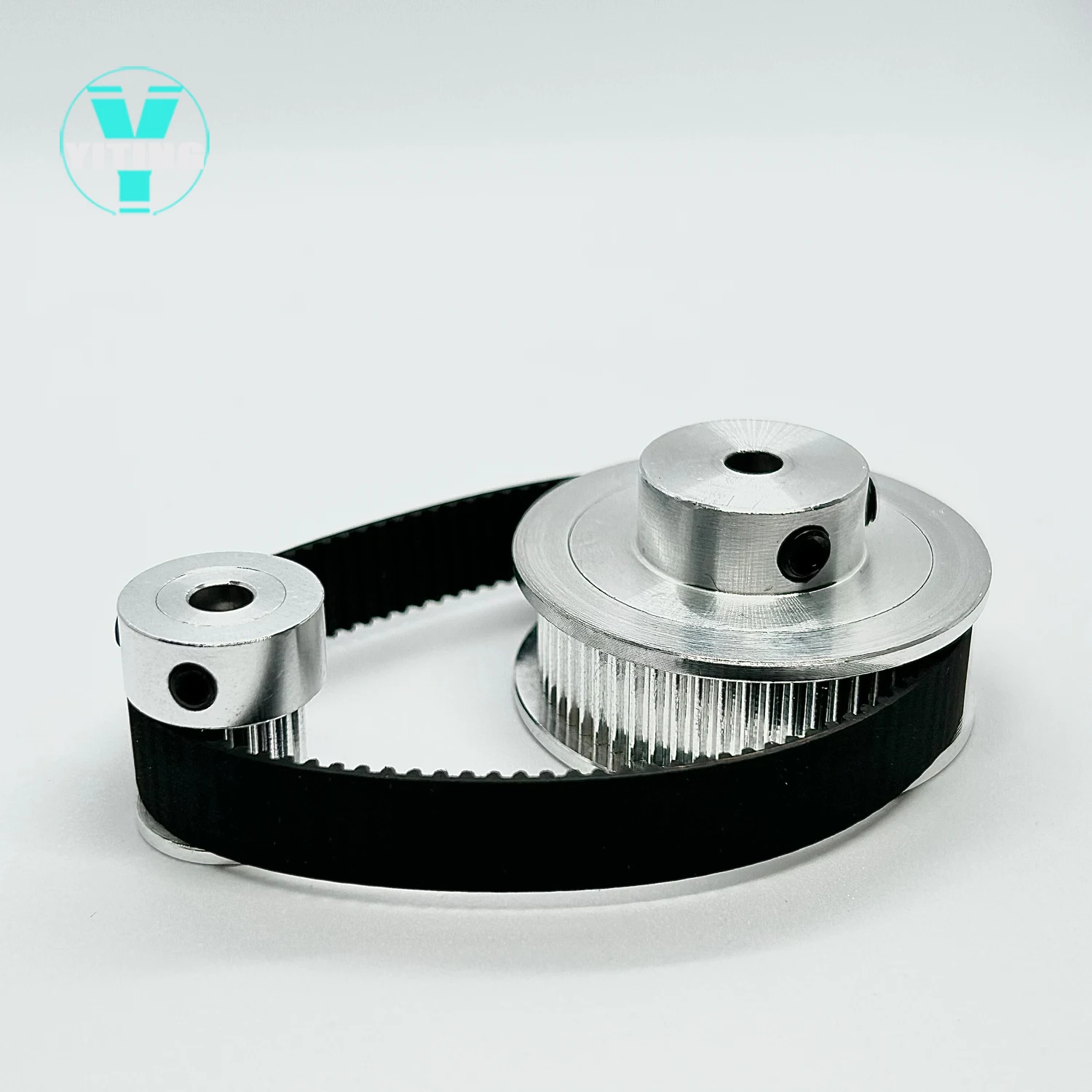 2GT 2M 60Teeth 20T  GT2 20Teeth 60T Timing Belt Pulley Set Belt Width 6mm Bore 3~14mm  3:1 Wheel Synchronous Pulley Belt Kit