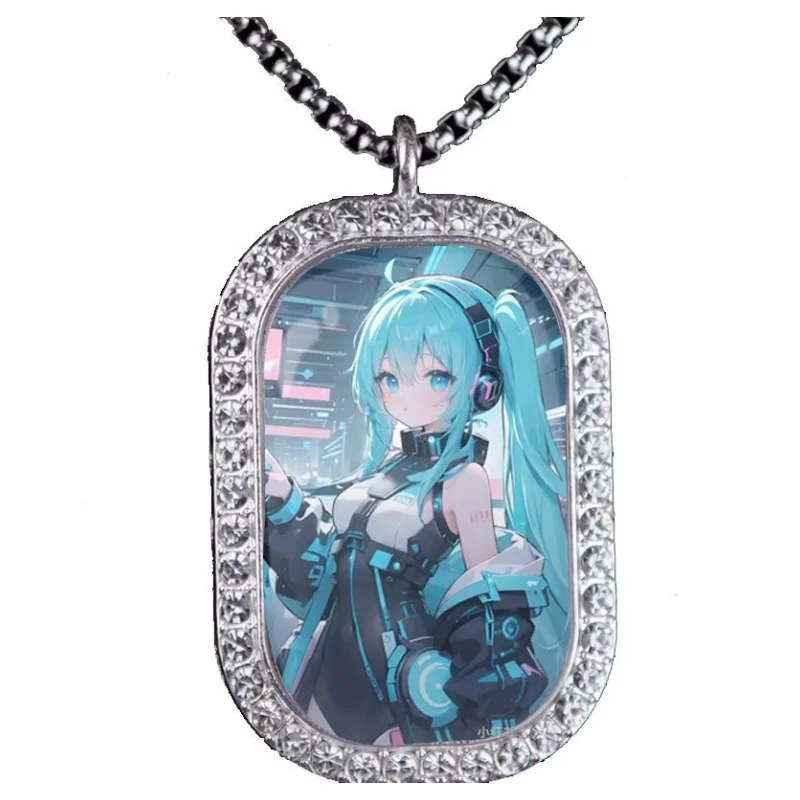 Hatsune Miku animatie randapparatuur sieraden kettingen hangers trui kettingen originele niche mode hoogwaardige accessoires geschenken