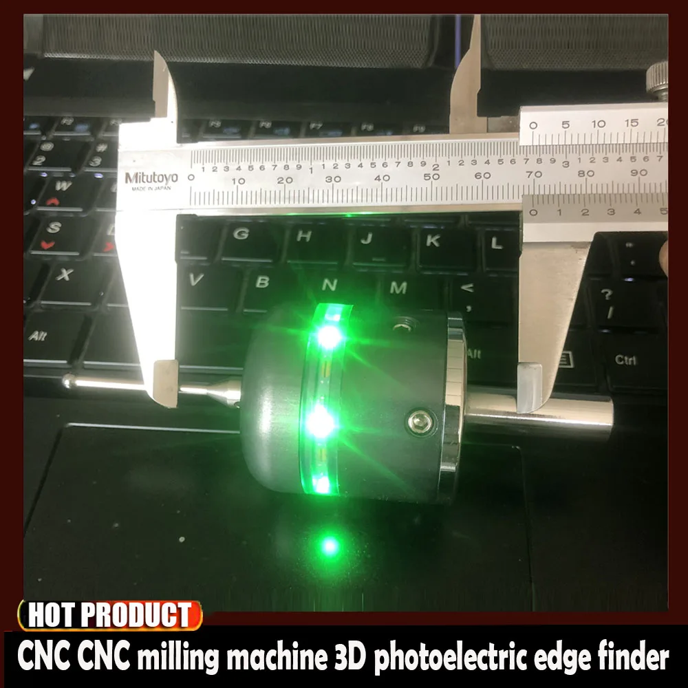 

3d Photoelectric Edge Finder, Cnc Three-coordinate Probe Center Rod With Steel Tungsten Probe 40mm With Steel Tungsten Probe