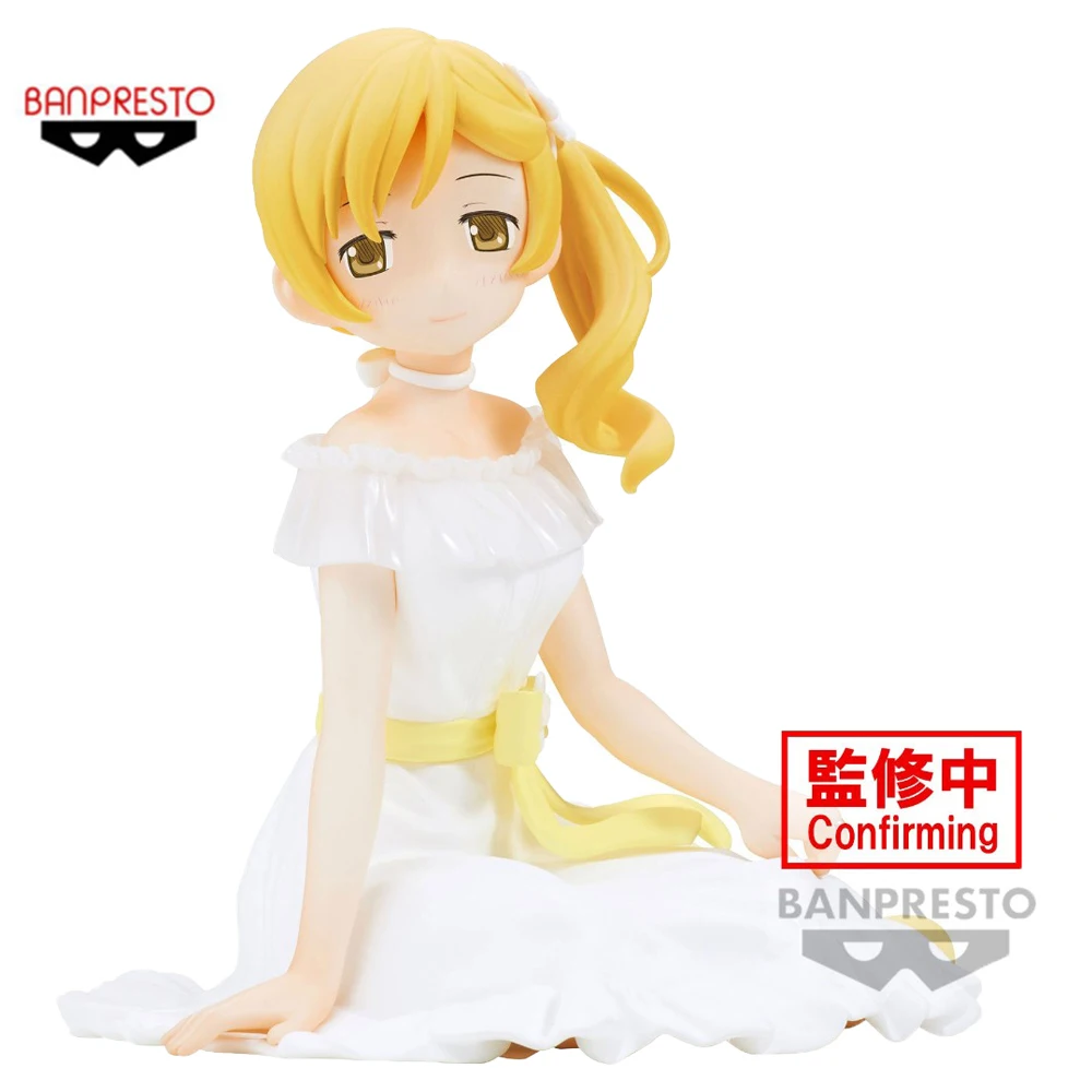 In Stock Original Banpresto Serenus Couture Puella Magi Madoka Mami Tomoe 100mm Collectible Figure Anime Action Model Toy Gift