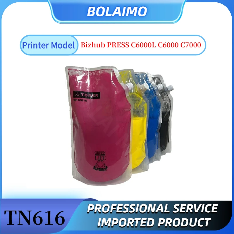 TN616 500g Toner Powder for Konica Minolta Bizhub PRESS C6000L C6000 C7000 Toner Refill Japan Compatible Copier Toner