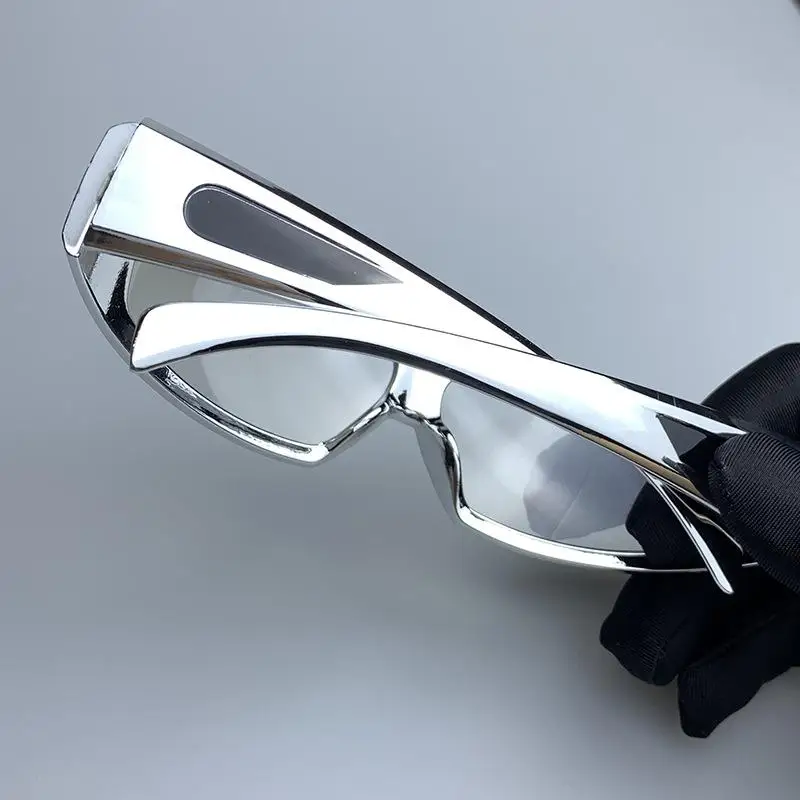 

Punk Y2K Sunglasses Women Goggle Light Luxury Retro Wrap Square Sun Glasses Shades Eyewear Female Woman Accessories