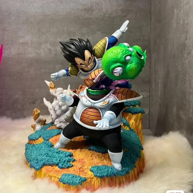 

21cm Dragon Ball Z Vegeta VS Guldo Anime Battle Action Figure GK Model Statue Collectible Ornaments Ginyu Force Figurine gift