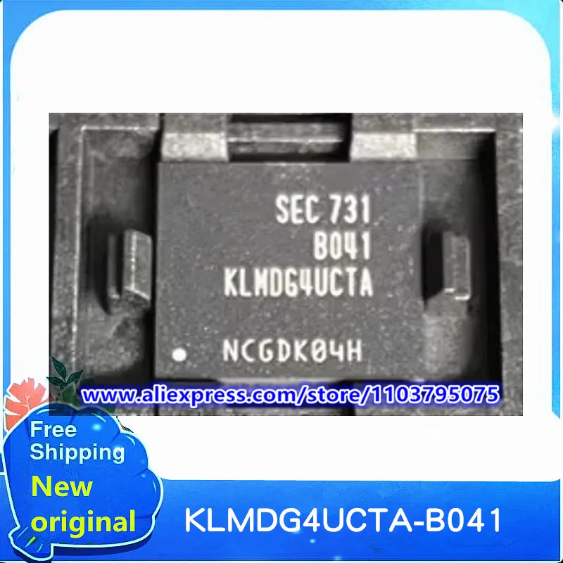 1PCS/LOT KLMDG4UCTA-B041 KLMDG4UCTA BGA153 KLMDG4UERM-B041 KLMDG4UERM BGA153 NEW 128G version 5.1 embedded storage IC