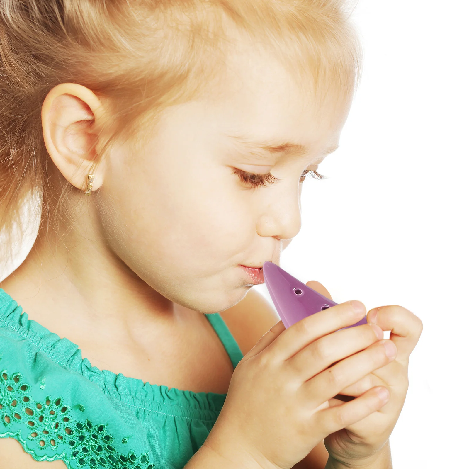 1セット ミニ ドロマイト オカリナ 6穴 アルトC 楽器 初心者向け ポータブル クリエイティブ オカリナ 演奏用 ギフト