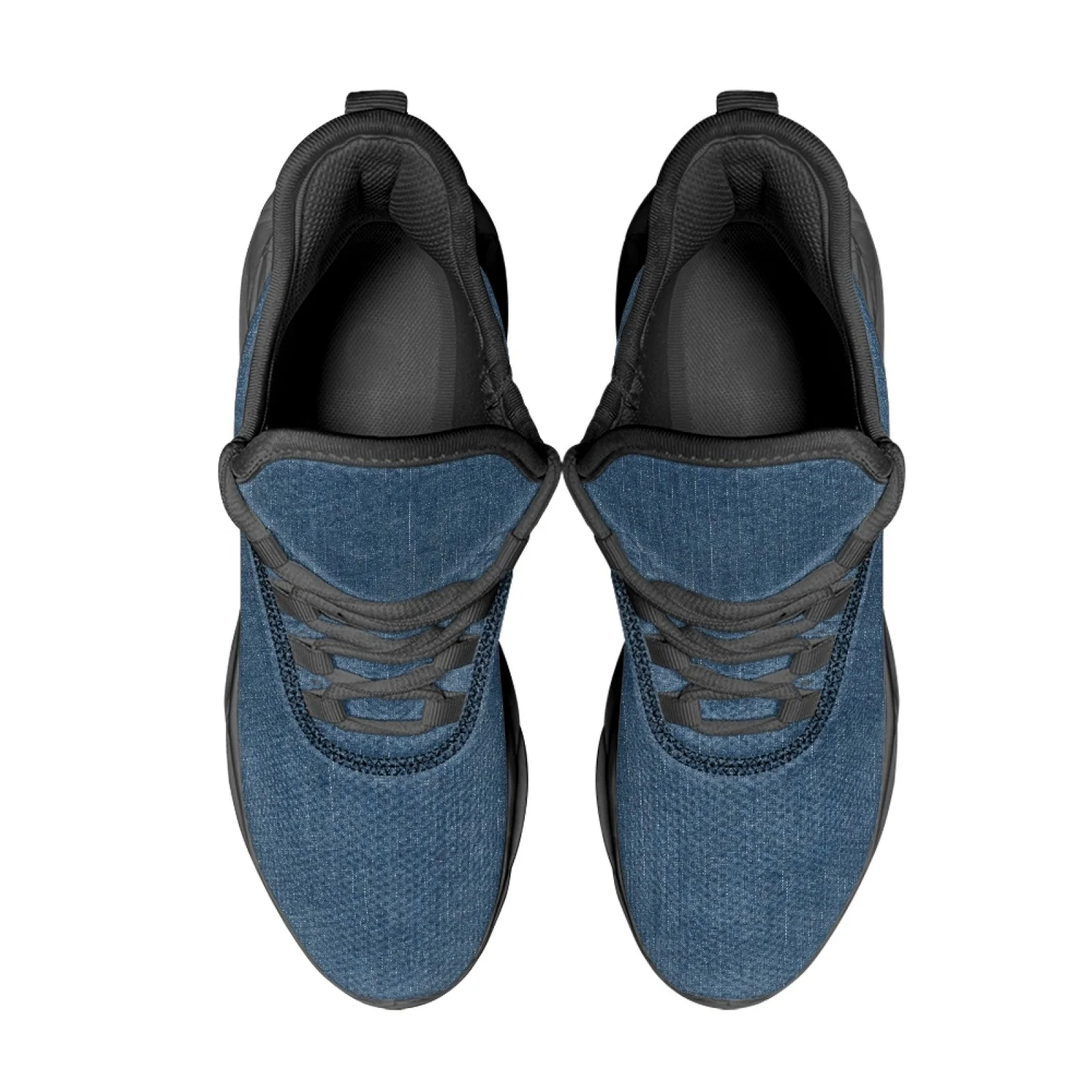 PENSTROLL PENSTROLL Denim Texture Fashion Sneakers Mesh & EVA Men's Running Shoes for Walking New Trend Fall Fashion Mens