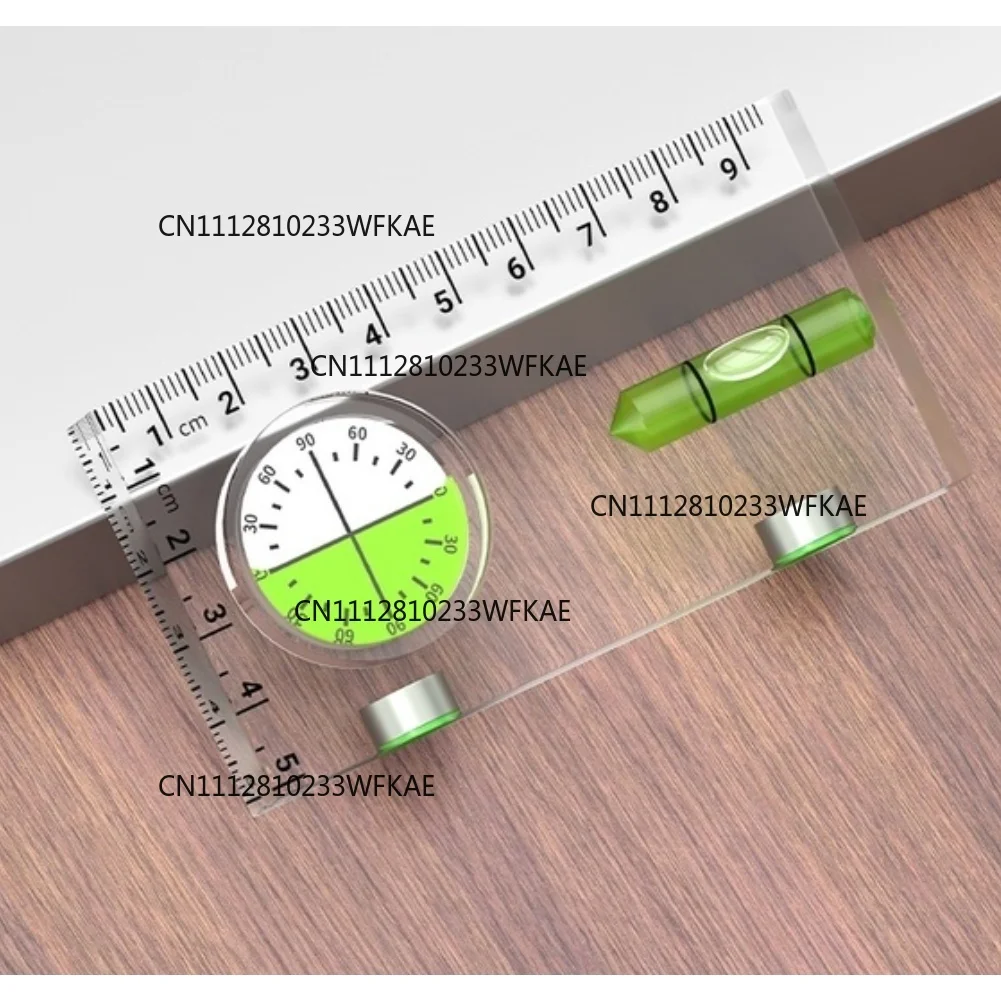 1pc Level Ruler  For Acrylic FOR MINI Level With Strong Magnet Horizontal Vertical Angle Measuring Tools