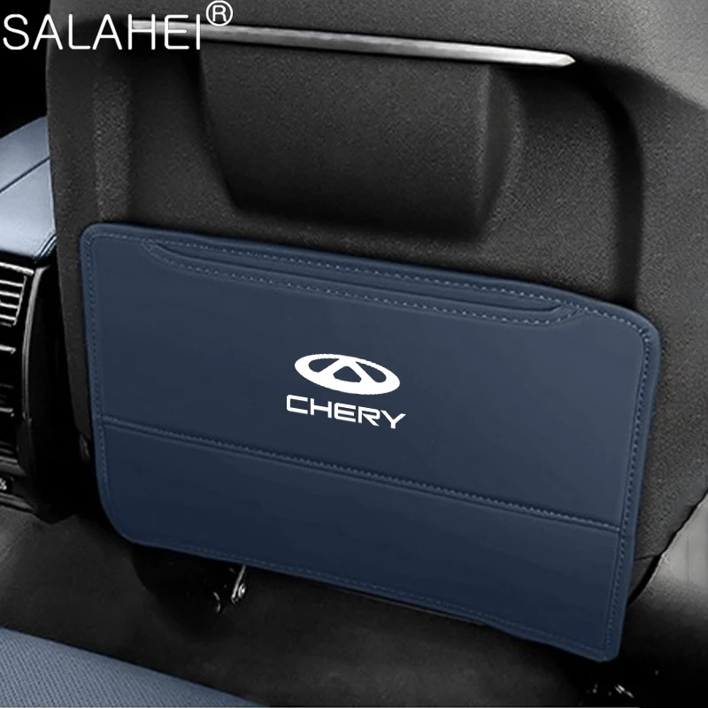 For Chery Omoda Tiggo Pro Fulwin Arrizo Amulet Fora EQ7 Car Seat Back Anti-Kick Mat Protector Pad Cover Auto Accessories view 4