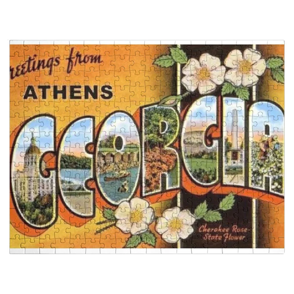 Athens2 Jigsaw Puzzle Custom Animal Jigsaw Custom Personalized Wooden Name Puzzle