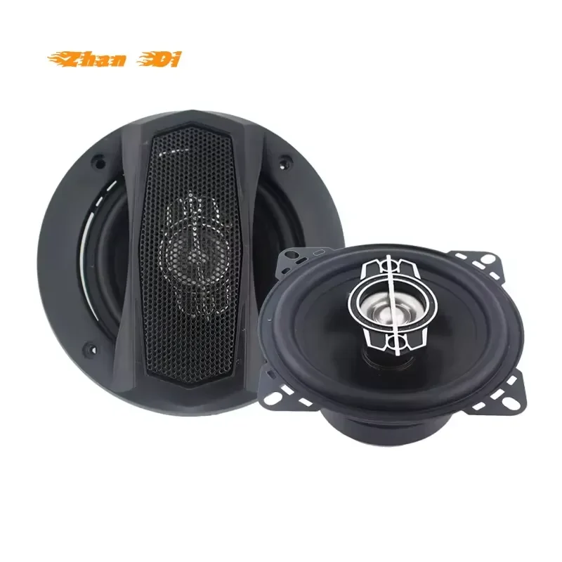 Factory Wholesale 4-Inch Full Range Frequency Auto Audio Car Door Coaxial Speaker 200W 4Ohm Horn Design for Cars