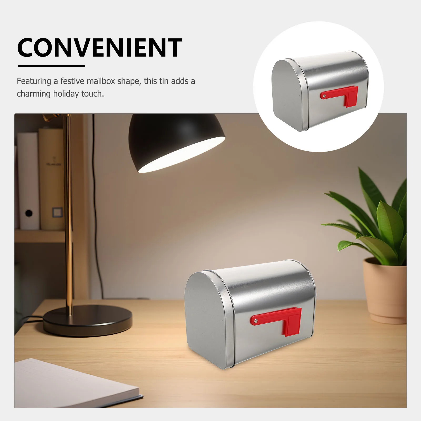 3 قطعة صندوق بريد عيد الميلاد على شكل حاويات القصدير علب تخزين خمر للحلويات الصغيرة الحلوى الشوكولاته تخزين ستوفير #6