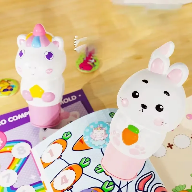 Children'S Decompression Magic Seal Boys And Girls Cartoon Stickers Seamless Waterproof Stamp Toy Creation And Pasting At Will