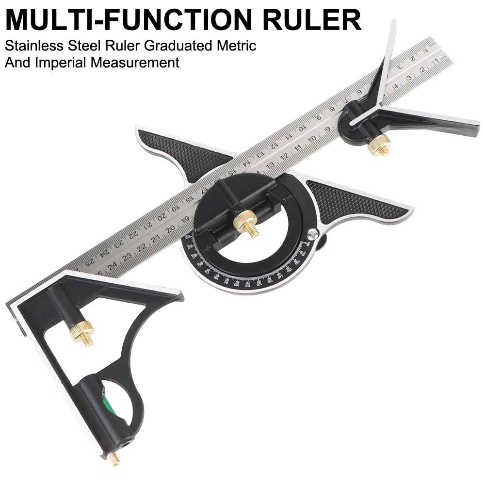 Measuring Tool Angle Ruler Gauge Corner Precision Angle Finder Professional Miter Saw Saw Protractor Engraved Scales Woodworking