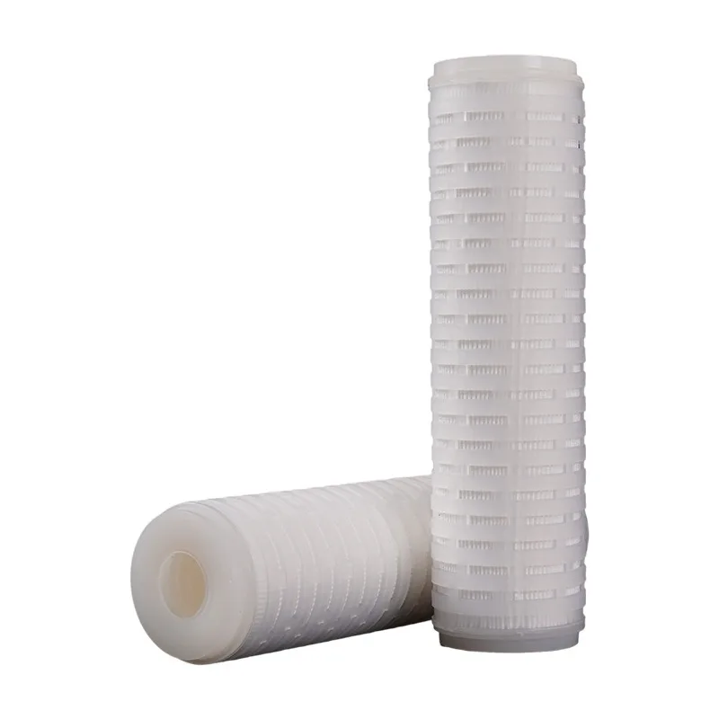 PP Microporous Pleated Filter Cartridge, High Temp Large Flow Water Purification Security Filter Element