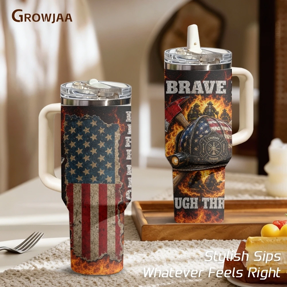 First In Last Out Vacuum Flasks 40oz 3rd Gen Vacuum Insulated Stainless Steel Tumbler Cup With Handle Straw Lid For Gifts