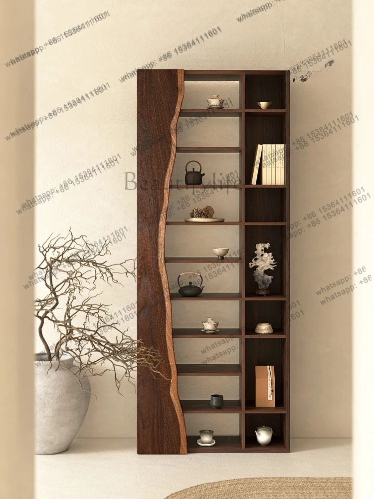 Bogu rack Solid wood Chinese teacup rack Tea room Duobao Pavilion storage Antique storage rack Advanced sense