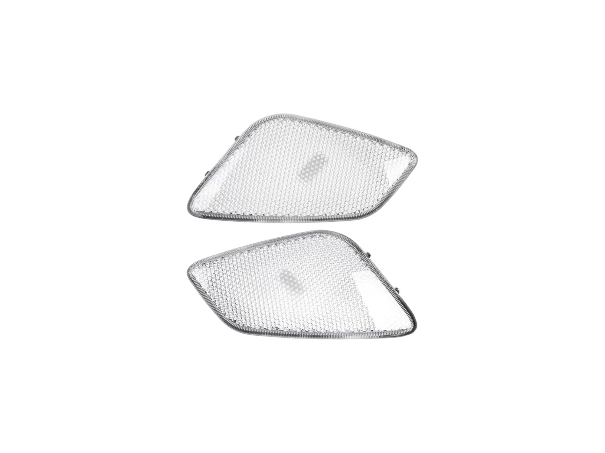 

2 Pieces Front Fender Blinker Side Marker Lights with Clear Lens and LED for Jeep Wrangler 1997 to 2006