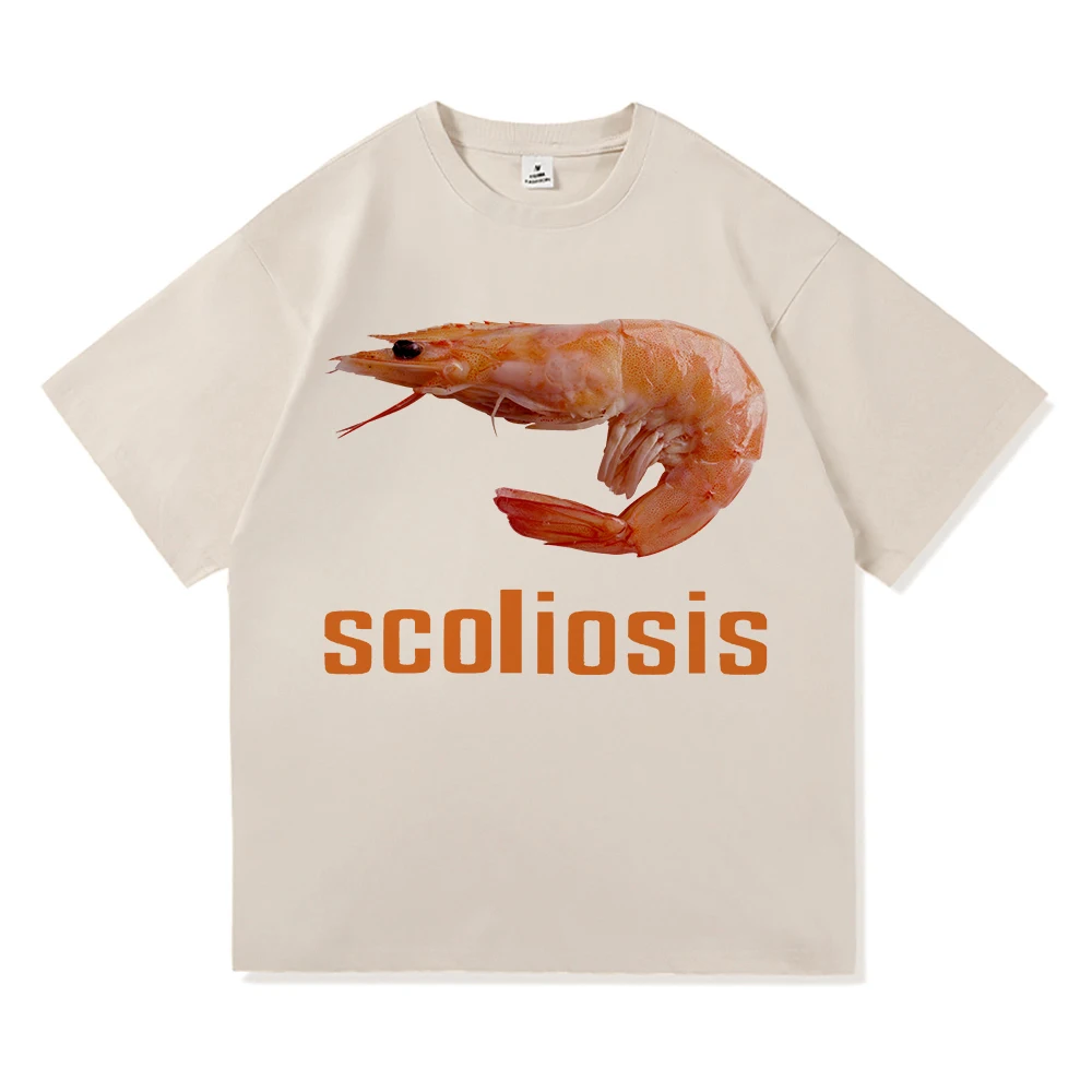 You're Telling Me A Shrimp Fried This Rice T Shirt Funny Scoliosis Funny Shrimp Meme T-Shirt Vintage Cool Tees Shirts Graphic