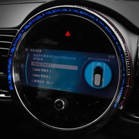 T45C_Car GPS Screen Trim Cover Center Console 8.8 Inches Display Screen Ring for BMW MINI Cooper F54 2016-2024 F60 2017-2024