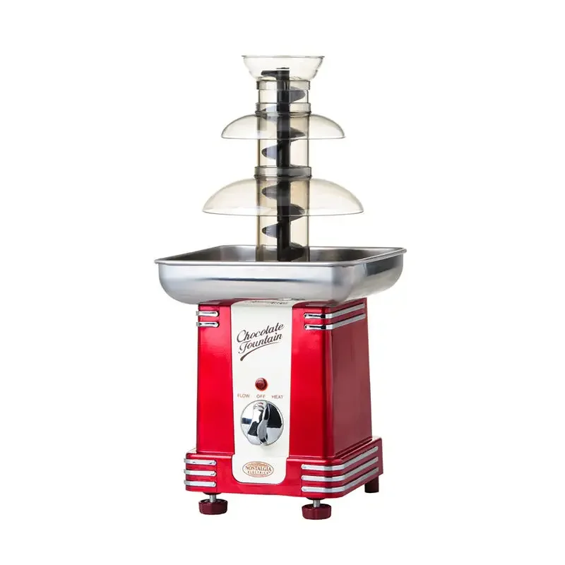 Chocolate Fountain Machine Commercial Mini Chocolate Sauce Waterfall Machine Buffet Hotel Kids Chocolate Pulp Dissolving Machine
