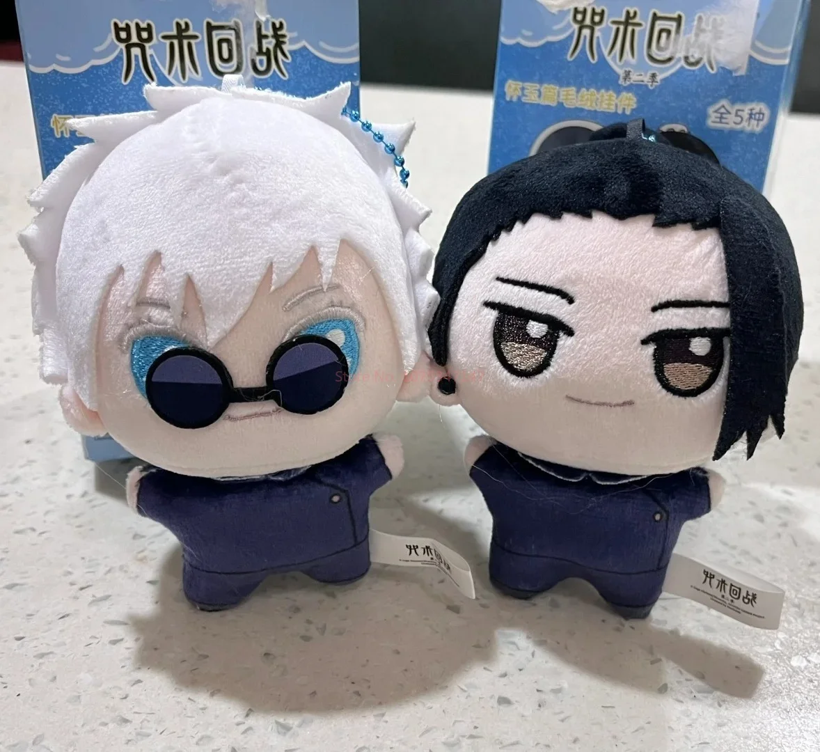 الأصلي Jujutsu Kaisen سلسلة صندوق أعمى Satoru Gojo Geto Suguru أنيمي الشكل اللعب جمع نماذج تزيين ألعاب أطفال الهدايا