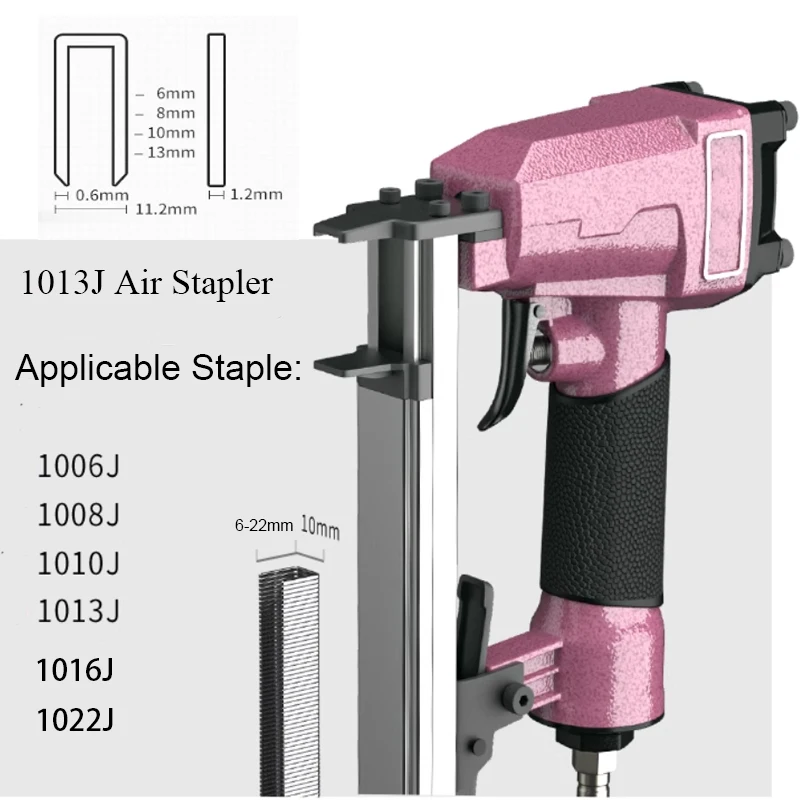 1022J Upholstery Stapler  20 Gauge Pneumatic 7/16-inch(11.2mm) Crown Air Power Stapler Gun For Furniture Upholstering,Car seat