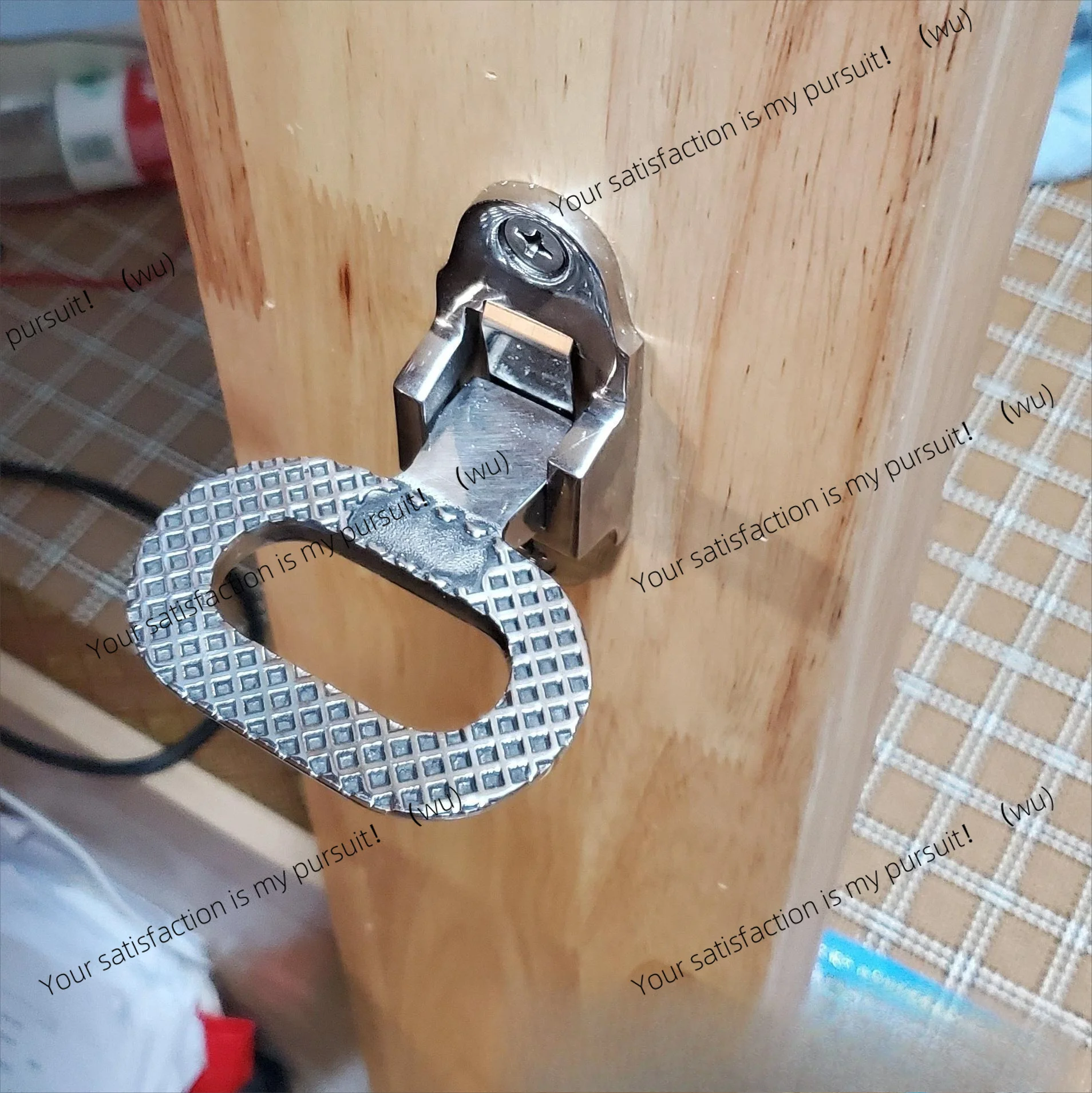 Large 304 stainless steel square cabin pedal folding anti-slide carriage climbing ladder container pedal