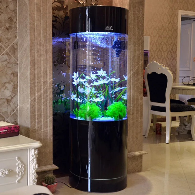 Large Cylinder Acrylic Aquariums 1.5m Height