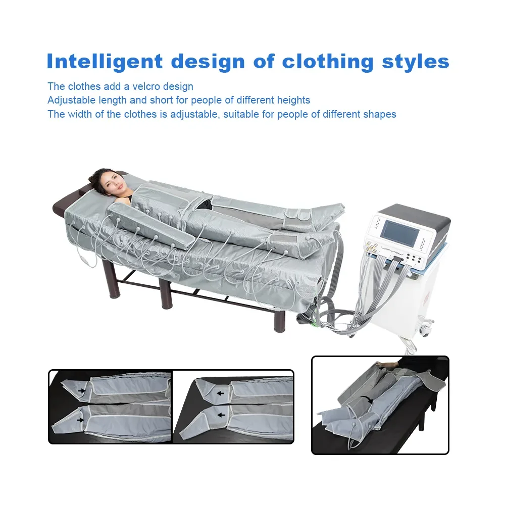 Aparelho terapêutico de pressão 3 em 1 portátil 2025 Máquina profissional de drenagem e emagrecimento linfático