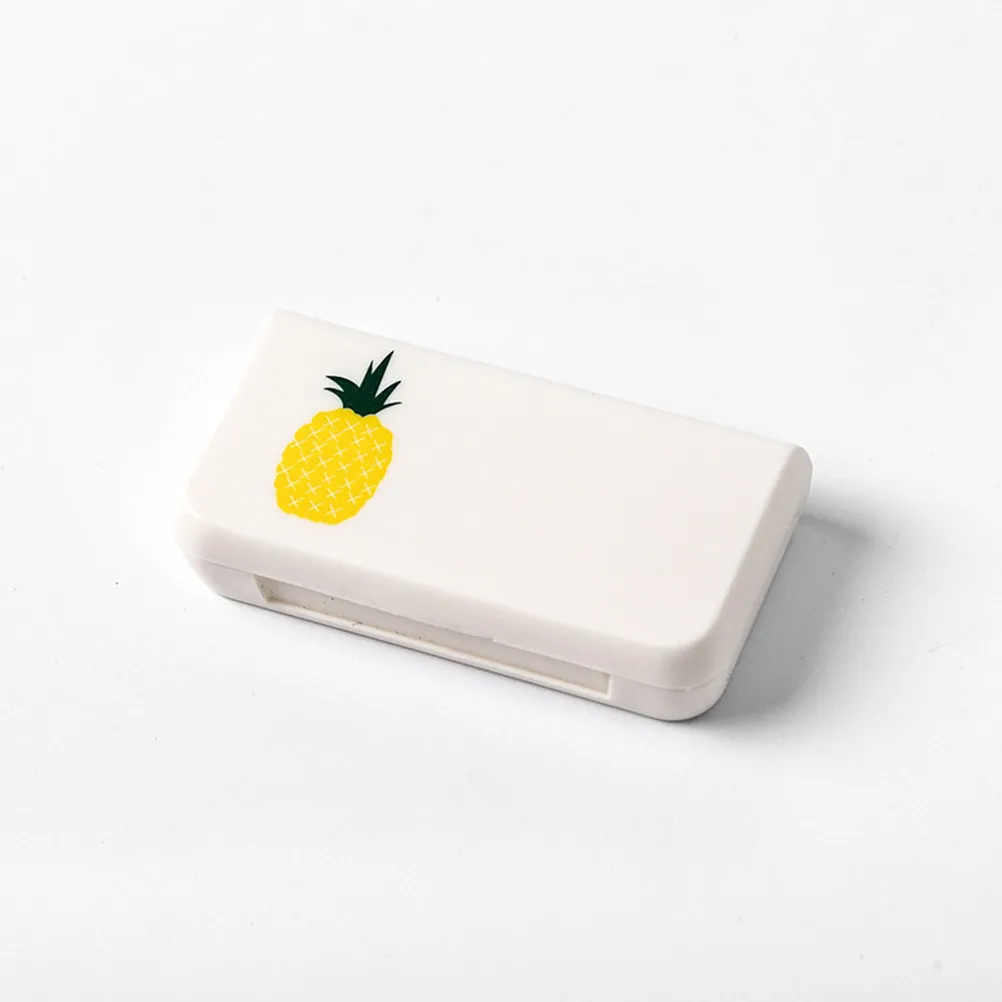 5Pcs Compact Pill Box Plastic Easy Carry Medicine Storage Container for Daily Dose Pills Vitamins Supplements Rings Jewelry Ear