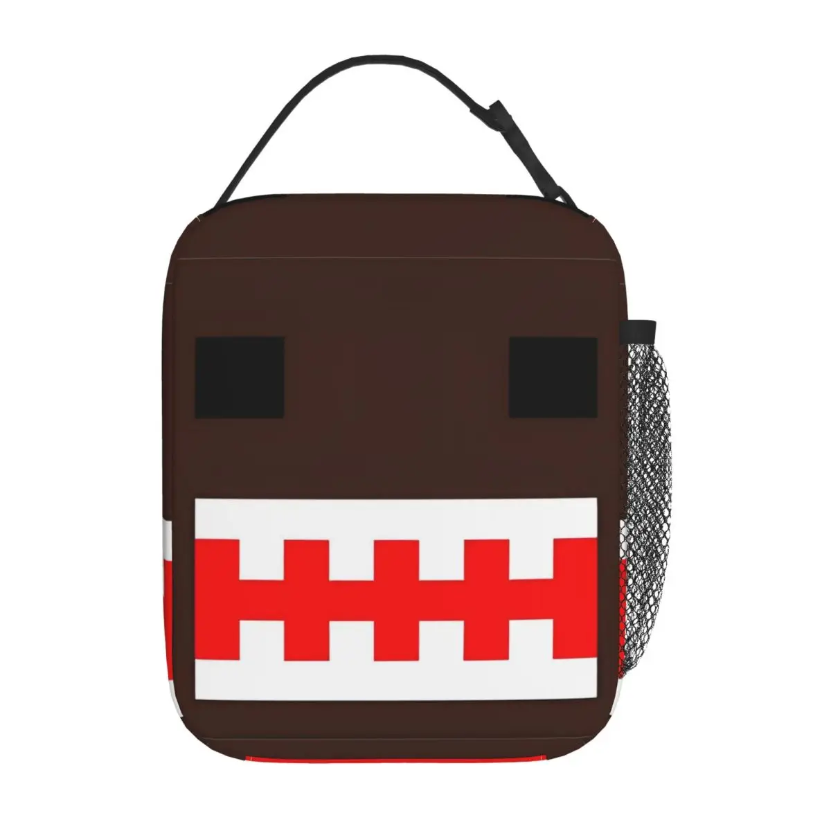 pixel-domo-kun-face-isolado-lancheira-recipiente-de-almoco-de-alta-capacidade-saco-termico-lancheira-tote-college-outdoor-girl-boy