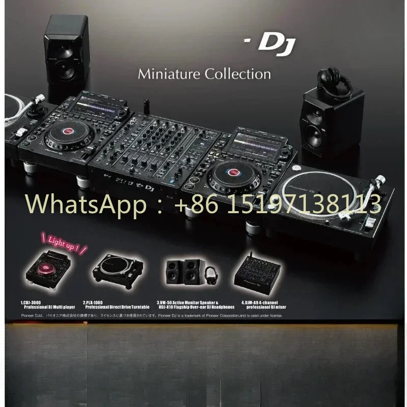 For Pioneer DJ Controller Model, Pioneer DJ Audio Equipment Miniature Model, Mixer CD Player Keychain