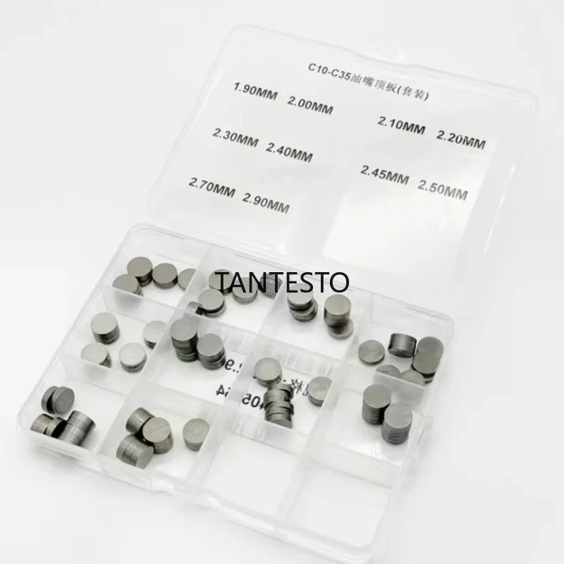 

For Caterpillar Excavator Fuel Injector C10-35 Nozzle Top Plate Adjustment Shims Washer Gasket Repair Kits