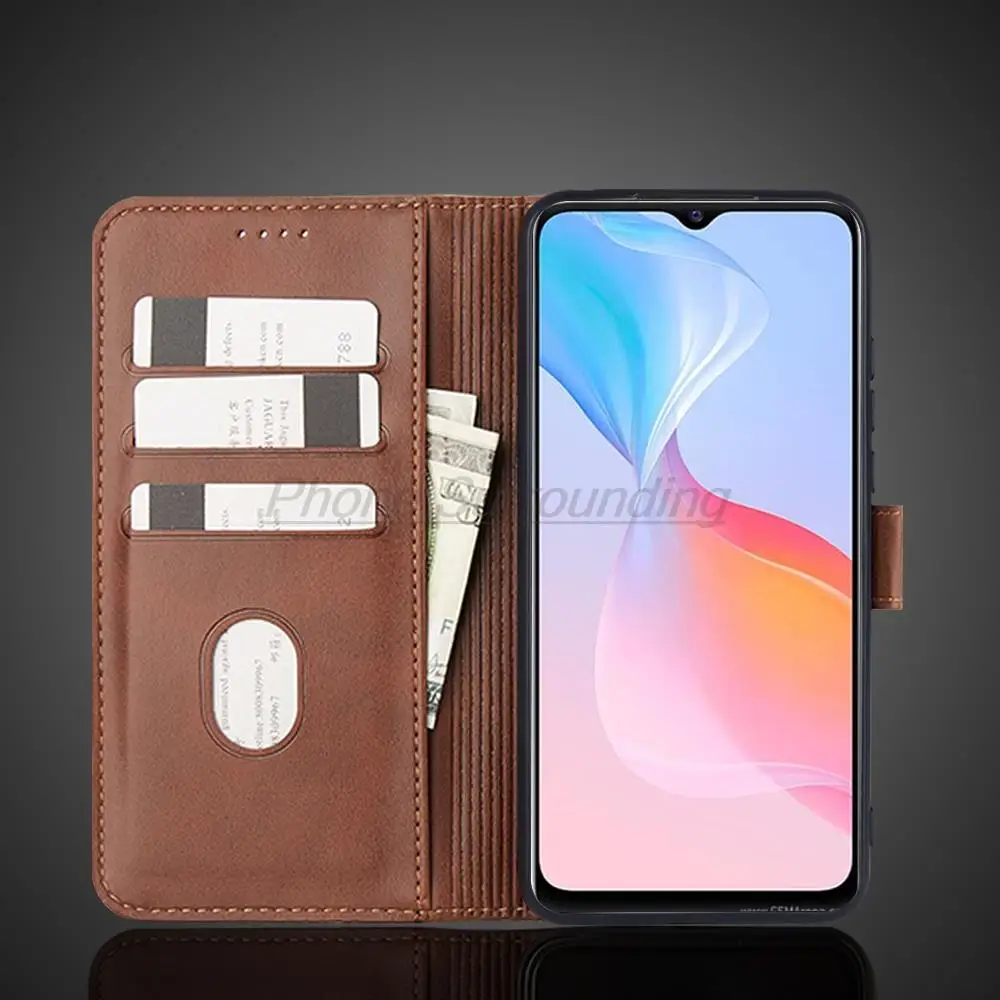 Vivo Y21 s Case Wallet Flip Cover Leather Case for Vivo Y21s Y21 Pu Leather Phone Bags protective Holster Fundas Coque