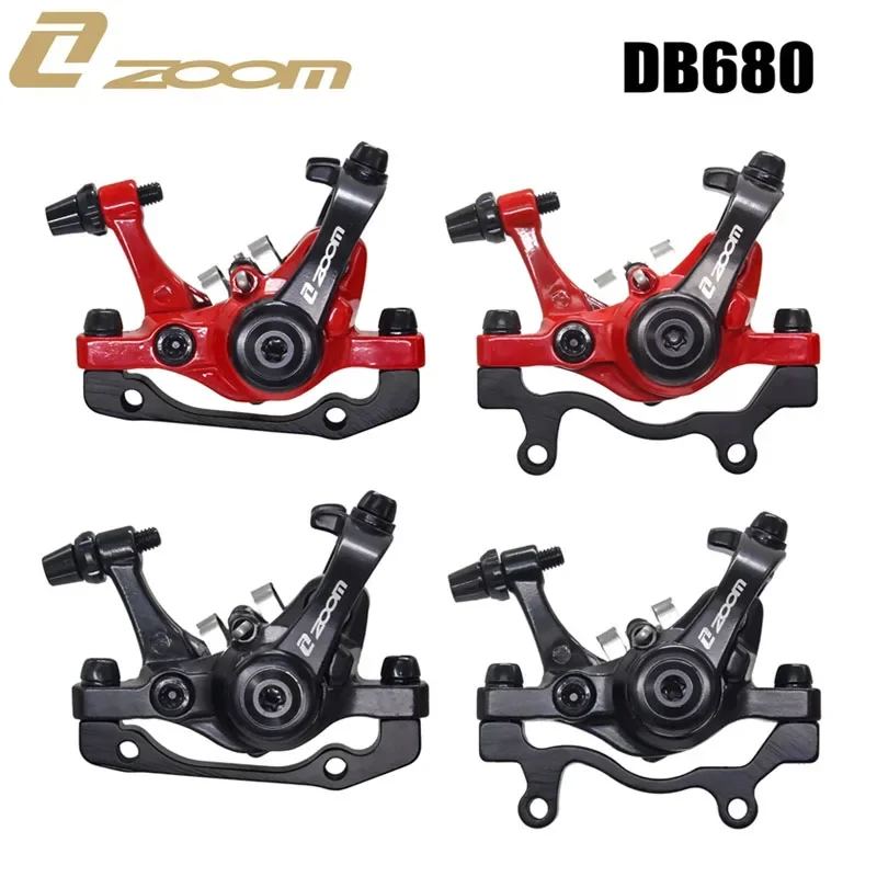 

Zoom DB680 MTB bike bicycle Alloy Disc Brake Set Front and Rear Road Bike Mechanical Caliper Disc Brakes Cycling Double Brake