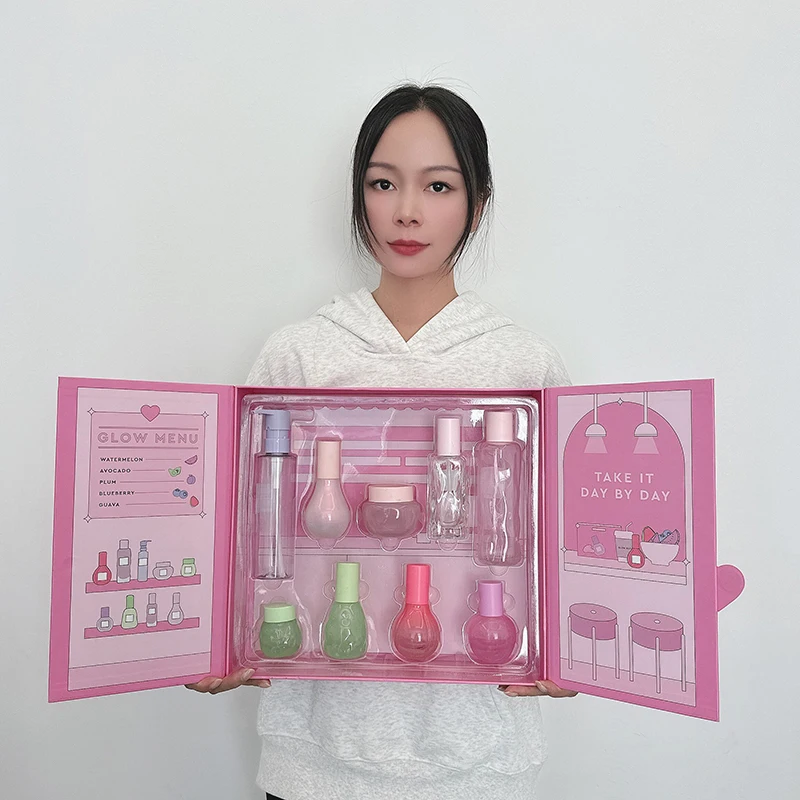 custom.2025 New Beauty Calendar Boxes Makeup Surprise Women Paper Box 24 Days Countdown Advent Calendar