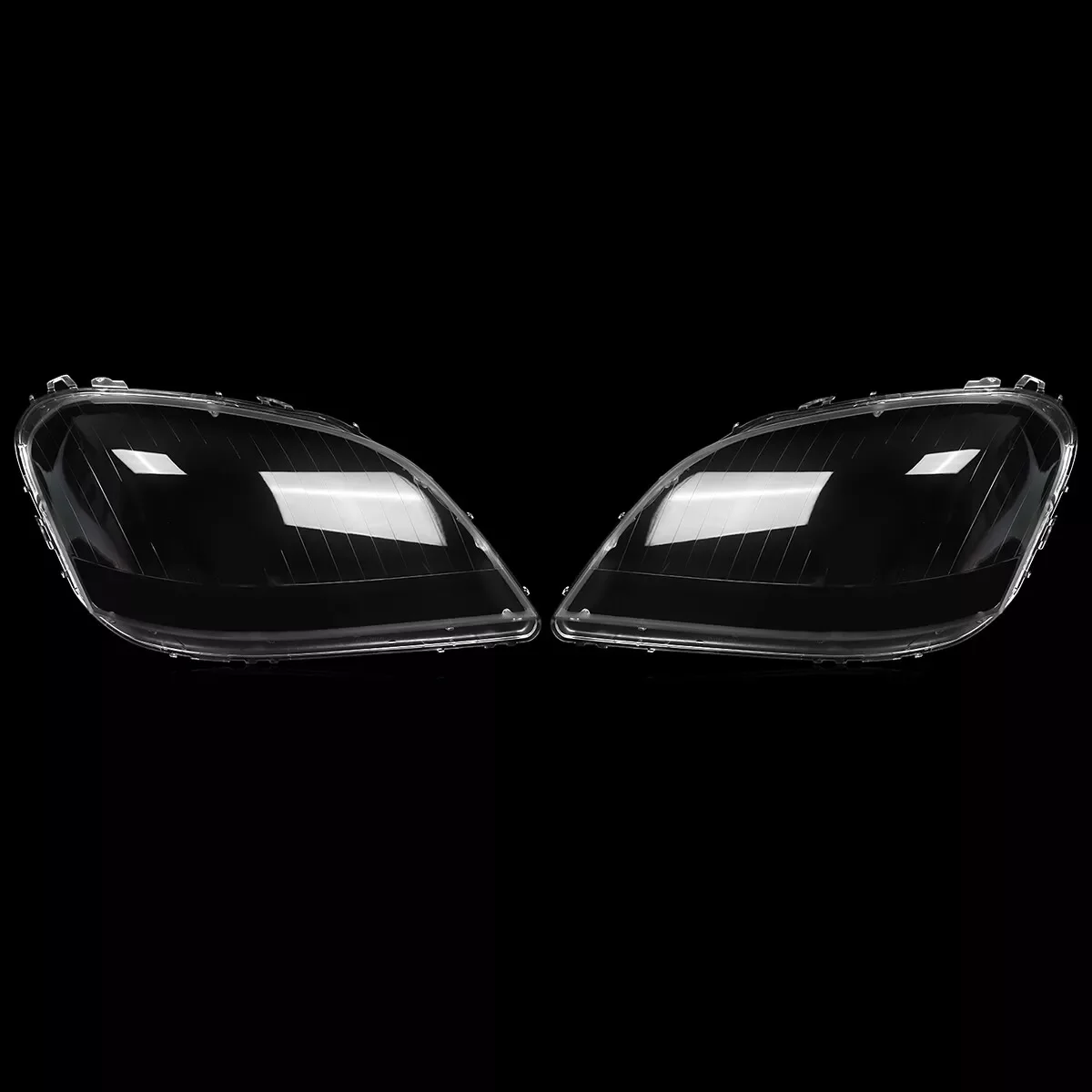 Left Right Headlight Lens Covers For Mercedes Benz ML-Class W164 ML350 ML500 ML63 AMG 2006-2008 Headlamp Lampshade Clear Shell