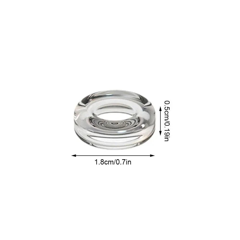 1 paio di tappi bilancieri per controller del portale PlayStation Cappucci copri joystick con impugnatura per pollice in silicone liquido trasparente per gamepad PS5